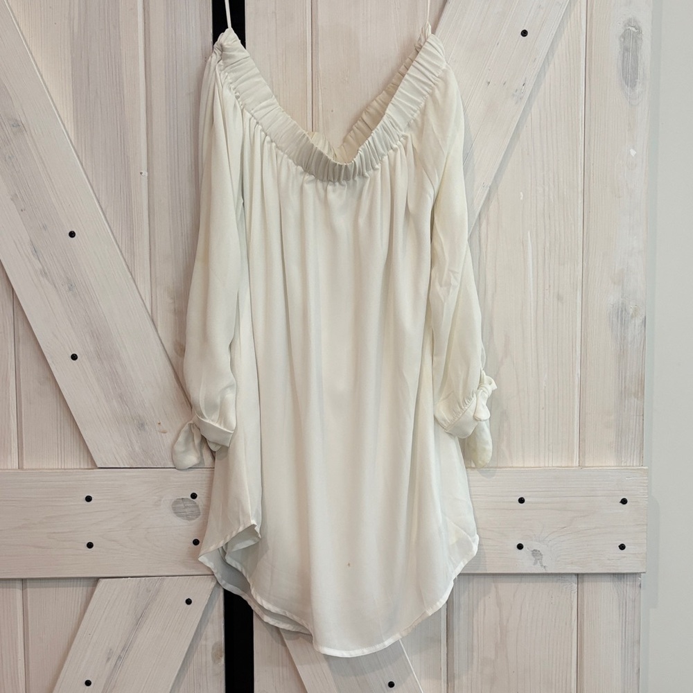 Elegant White Women's Top